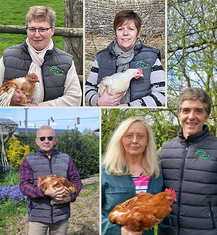 Eleveurs de volailles association avec les Volailles Peniguel